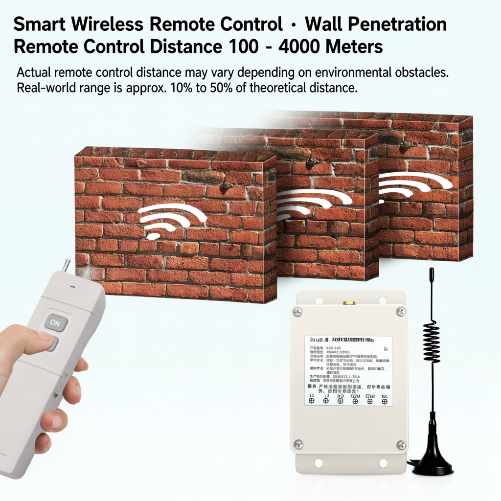 Long-Range Wireless RF Transmission with High Wall-Penetration Performance