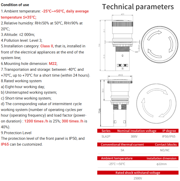 Multicolor Modular Actuator and Pushbutton Lens Configurations for Medical and Industrial Use