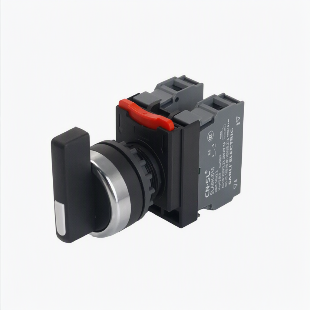 SLA6H 22mm Rotary Selector Switch Rear Terminal View